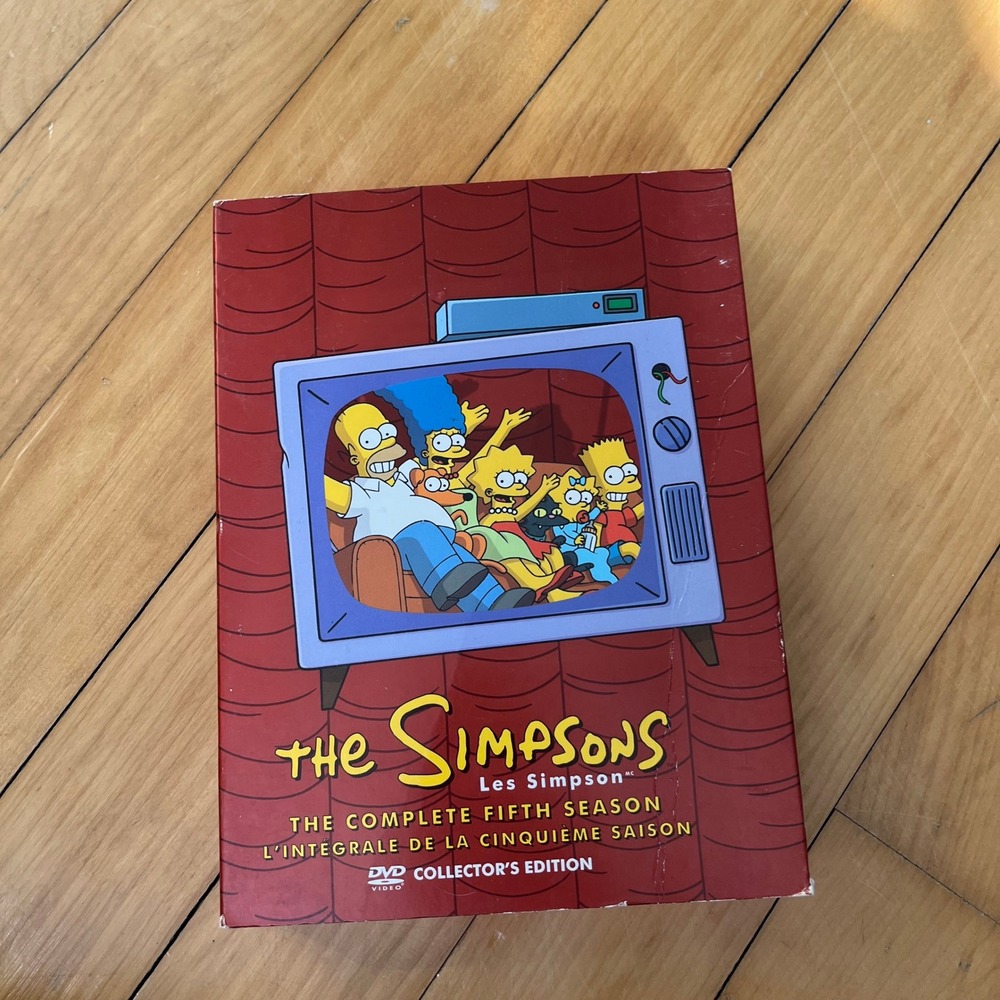 The Simpsons The Complete Fifth Season DVD Collector's Edition Box Set Red 2004